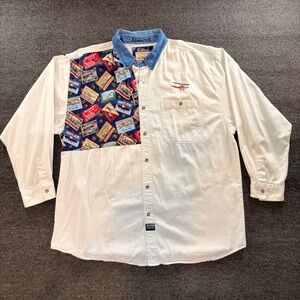 RARE VTG COLISEUM Rhapsody Button Down Shirt